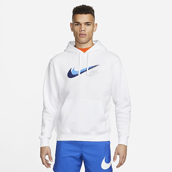 Blue and white nike sweatshirt online